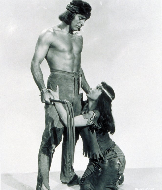 Az apacs harcos - Promóció fotók - Burt Lancaster, Jean Peters