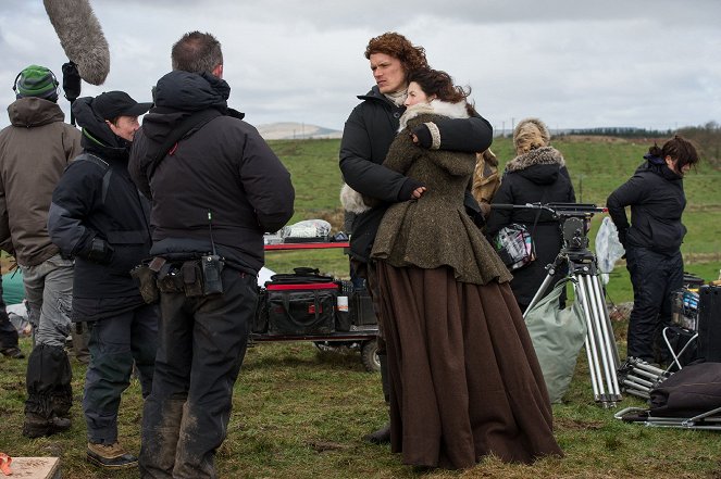 Outlander - Die Highland-Saga - Tribut - Dreharbeiten - Sam Heughan, Caitríona Balfe