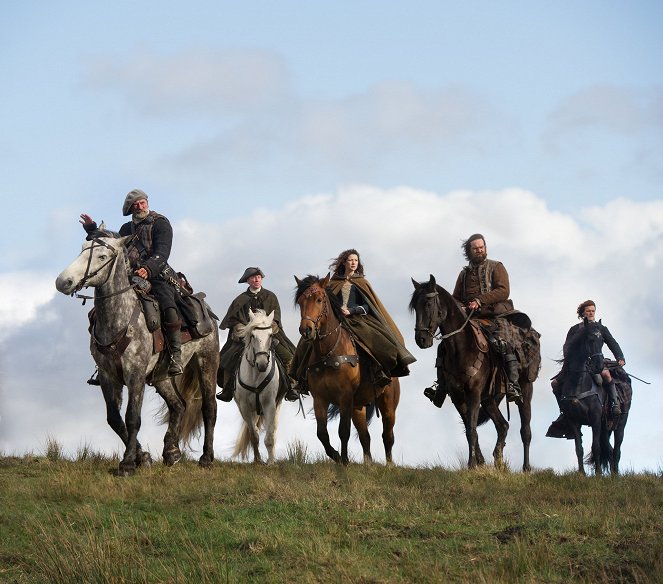 Outlander - Die Highland-Saga - Tribut - Filmfotos - Graham McTavish, Bill Paterson, Caitríona Balfe, Duncan Lacroix, Sam Heughan
