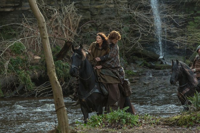 Outlander - Az idegen - Számvetés - Filmfotók - Caitríona Balfe, Sam Heughan