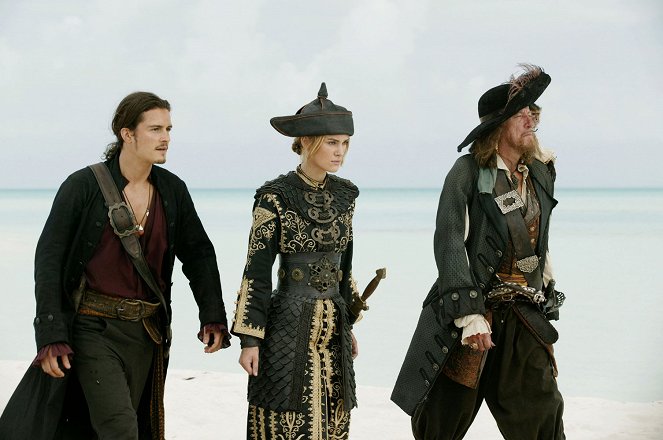 Piráti z Karibiku: Na konci světa - Z filmu - Orlando Bloom, Keira Knightley, Geoffrey Rush