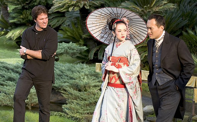 Die Geisha - Dreharbeiten - Rob Marshall, Ziyi Zhang, Ken Watanabe