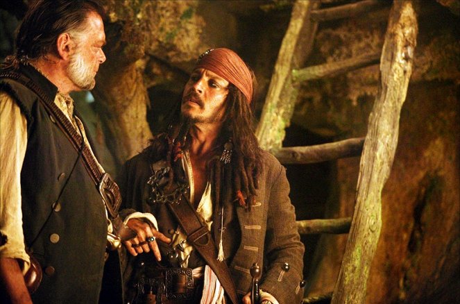Piratas das Caraíbas - O Cofre do Homem Morto - Do filme - Kevin McNally, Johnny Depp