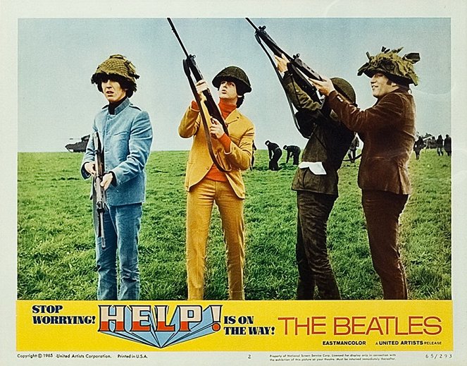 Help! - Lobbykaarten - George Harrison, Paul McCartney, John Lennon