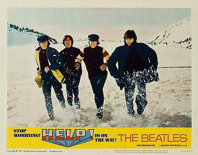 Help! - Lobbykaarten - John Lennon, George Harrison, Ringo Starr, Paul McCartney