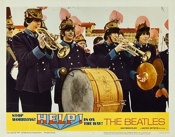 Help! - Lobbykaarten - Paul McCartney, Ringo Starr, John Lennon, George Harrison