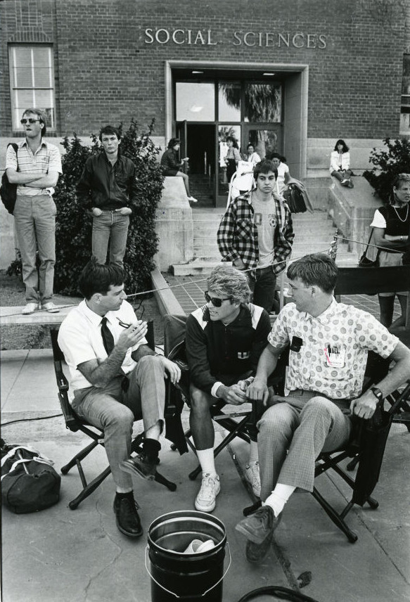 Les Tronches - Tournage - Robert Carradine, Ted McGinley, Anthony Edwards