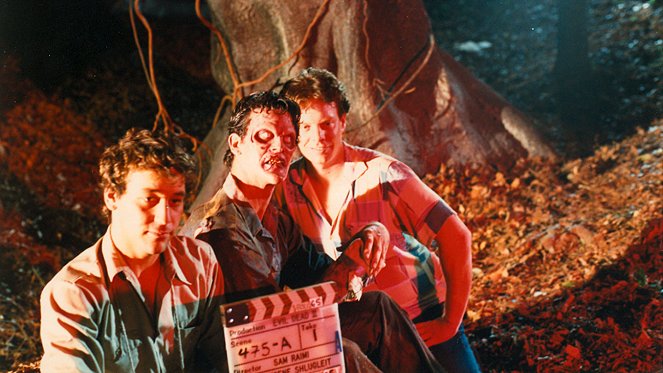 Tanz der Teufel 2 - Dreharbeiten - Sam Raimi, Bruce Campbell