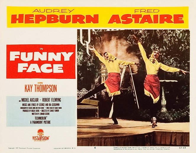 Funny Face - Lobbykaarten - Audrey Hepburn, Kay Thompson