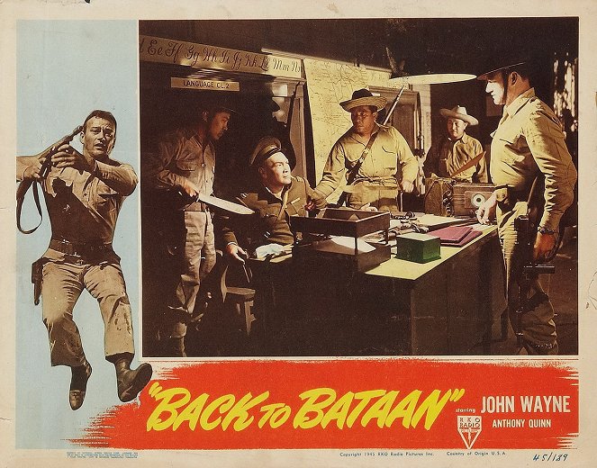 Back to Bataan - Lobby Cards