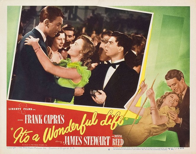 It's a Wonderful Life - Lobby Cards - James Stewart, Donna Reed