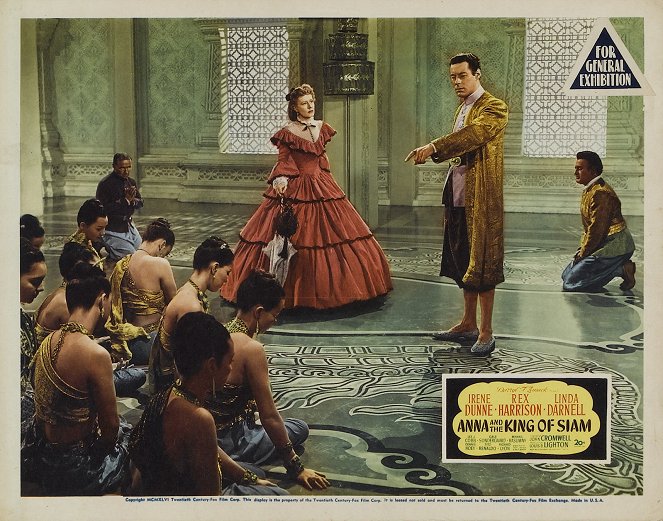 Anna et le roi de Siam - Cartes de lobby