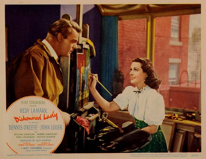 Dishonored Lady - Cartões lobby - Hedy Lamarr