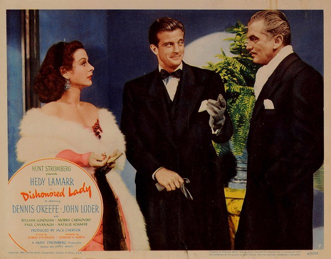 Dishonored Lady - Cartes de lobby - Hedy Lamarr, John Loder