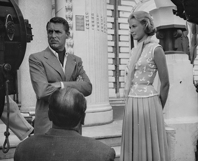 Chyťte zloděje - Z natáčení - Cary Grant, Grace Kelly