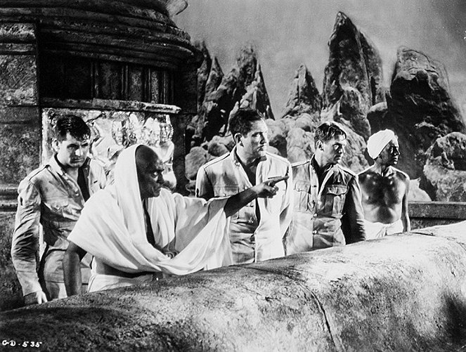 Gunga Din - De la película - Cary Grant, Eduardo Ciannelli, Victor McLaglen, Douglas Fairbanks Jr., Sam Jaffe