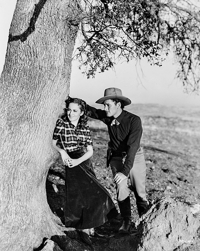 Der Herr des wilden Westens - Werbefoto - Olivia de Havilland, Errol Flynn