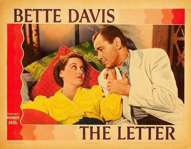 The Letter - Lobby karty - Bette Davis, Herbert Marshall