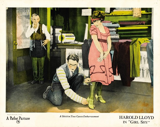 Mädchenscheu - Lobbykarten - Harold Lloyd