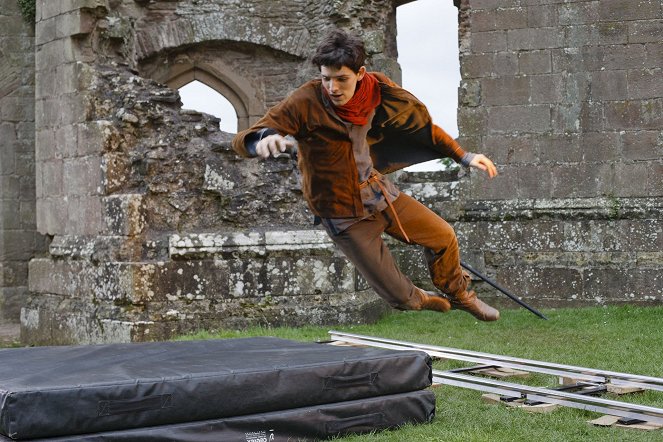 As Aventuras de Merlin - Season 1 - A morte de Arthur - De filmagens - Colin Morgan