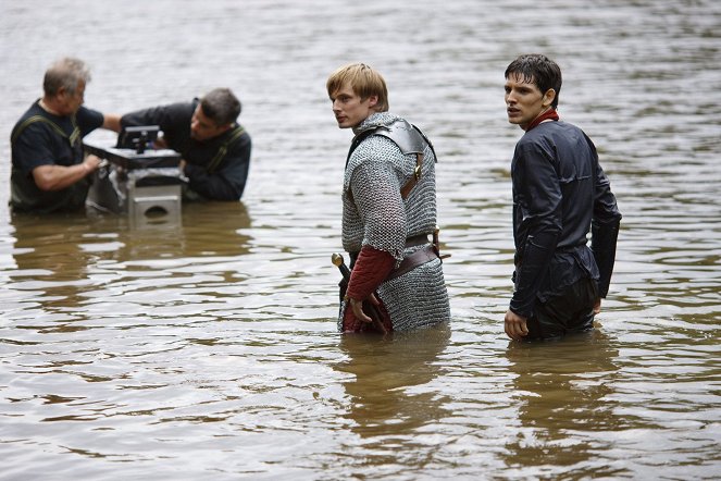 Merlin kalandjai - Season 1 - Avalon kapuja - Forgatási fotók - Bradley James, Colin Morgan