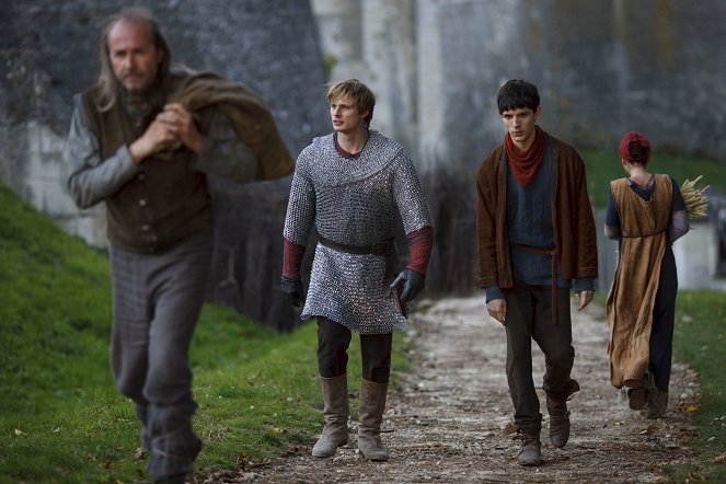 Przygody Merlina - Labirynt w Gedref - Z filmu - Bradley James, Colin Morgan