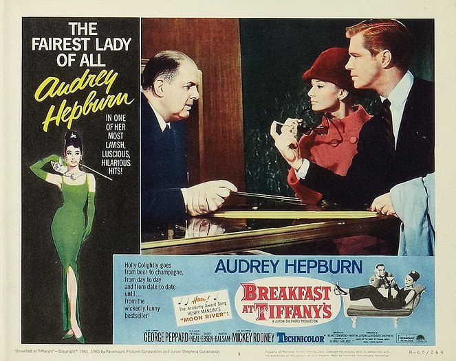 Breakfast at Tiffany's - Lobby Cards - Audrey Hepburn, George Peppard