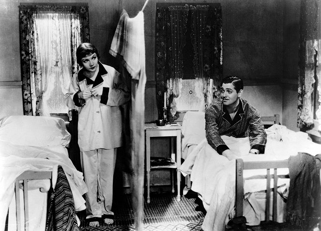Ich noce - Z filmu - Claudette Colbert, Clark Gable