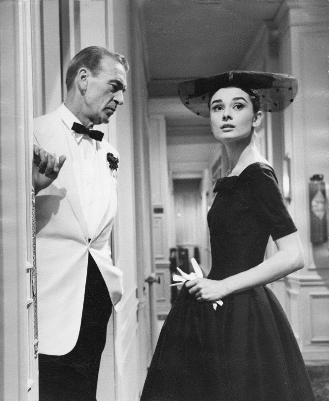 Popoludňajšia láska - Z filmu - Gary Cooper, Audrey Hepburn