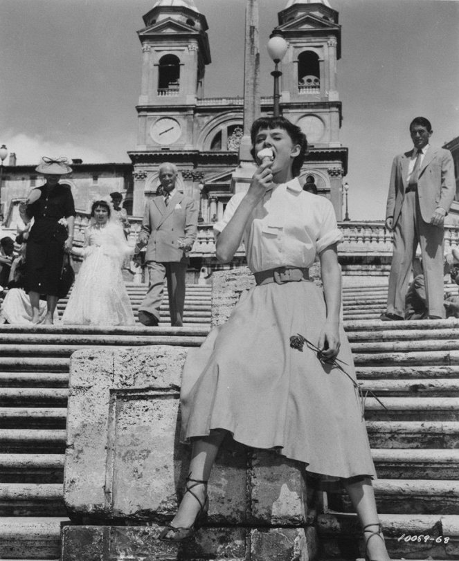Rzymskie wakacje - Z filmu - Audrey Hepburn, Gregory Peck