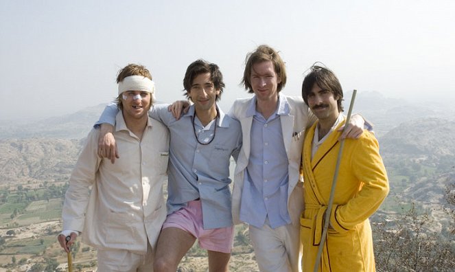 Viaje a Darjeeling - Del rodaje - Owen Wilson, Adrien Brody, Wes Anderson, Jason Schwartzman