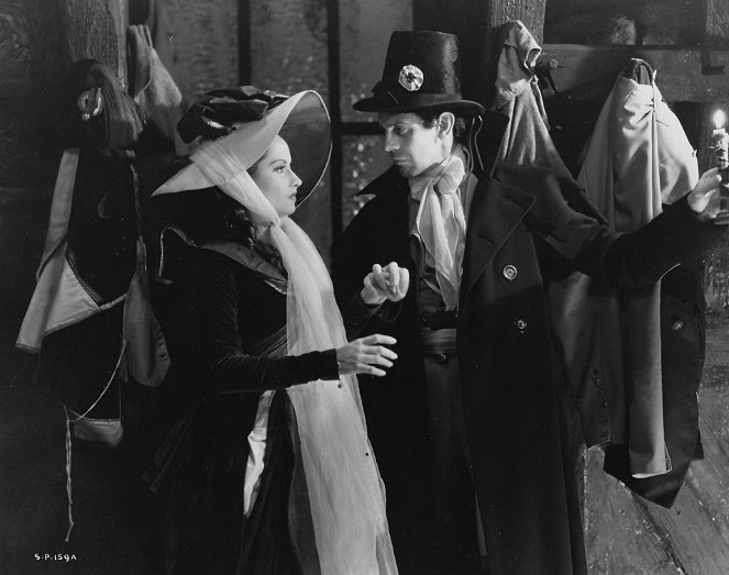 A vörös Pimpernel - Filmfotók - Merle Oberon, Raymond Massey