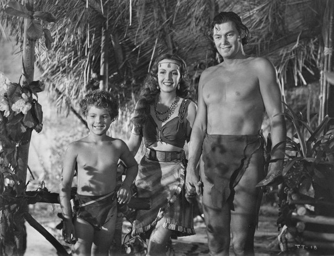 Tarzan Triumphs - Van film - Johnny Sheffield, Frances Gifford, Johnny Weissmuller
