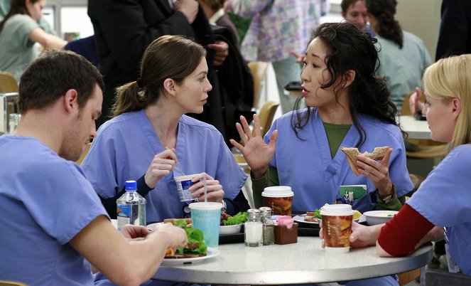 Grey's Anatomy - Le Combat des chefs - Film - Justin Chambers, Ellen Pompeo, Sandra Oh, Katherine Heigl