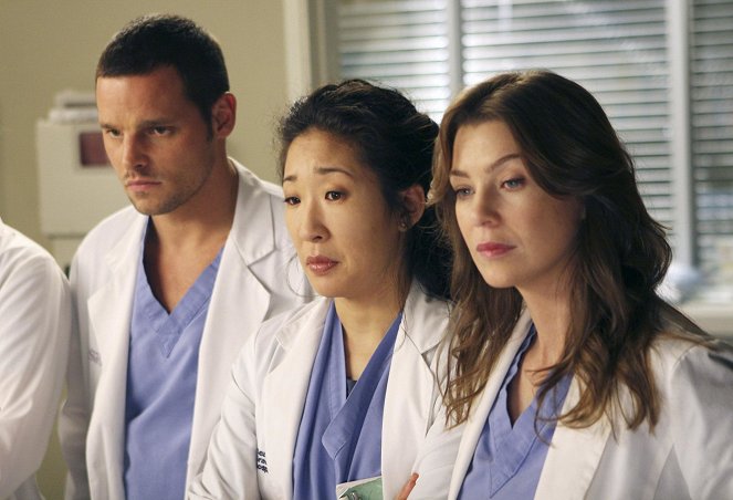 Grey's Anatomy - Die jungen Ärzte - Das Vater-Syndrom - Filmfotos - Justin Chambers, Sandra Oh, Ellen Pompeo