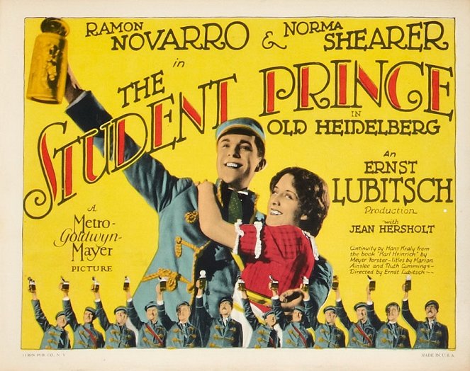 The Student Prince in Old Heidelberg - Lobby karty - Ramon Novarro, Norma Shearer