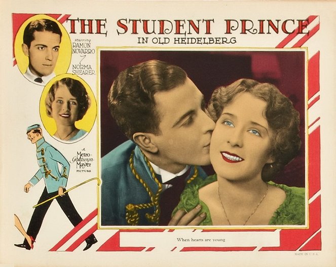 The Student Prince in Old Heidelberg - Lobby karty - Ramon Novarro, Norma Shearer