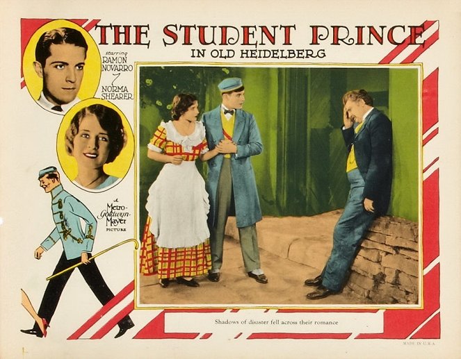 Le Prince étudiant - Cartes de lobby - Norma Shearer, Ramon Novarro