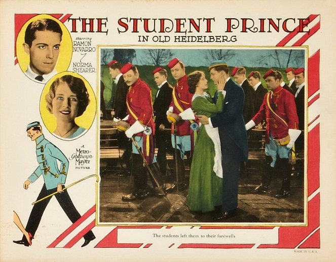 Le Prince étudiant - Cartes de lobby - Norma Shearer, Ramon Novarro