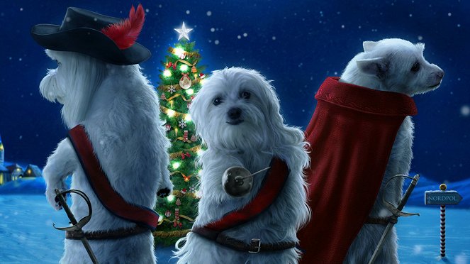 Die drei Hundketiere retten Weihnachten - Werbefoto