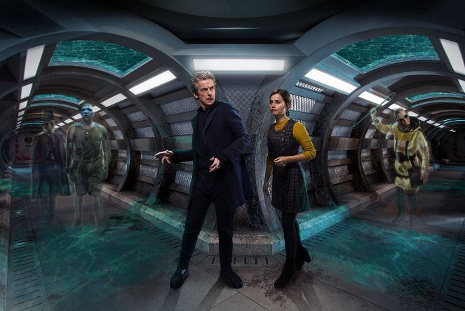 Doctor Who - Spuk im See - Werbefoto - Peter Capaldi, Jenna Coleman