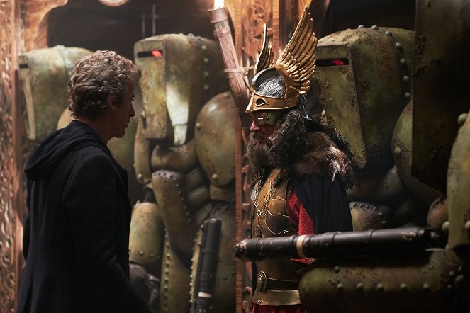 Doctor Who - The Girl Who Died - Photos - Peter Capaldi, David Schofield