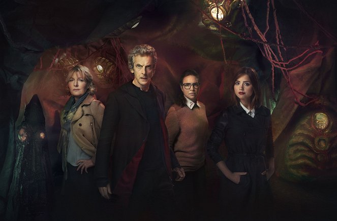 Doctor Who - Die Inversion der Zygonen - Werbefoto - Jemma Redgrave, Peter Capaldi, Ingrid Oliver, Jenna Coleman