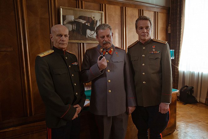 Glavnyj - Z natáčení - Leonid Timcunik, Vadim Andrejev, Alexandr Kuzněcov