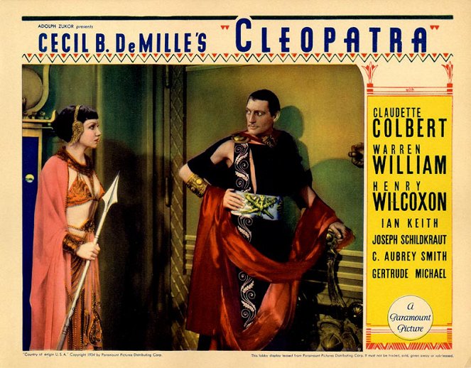 Cleopatra - Lobby Cards