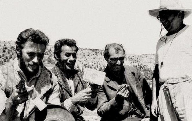 Le Bon, la Brute et le Truand - Tournage - Clint Eastwood, Eli Wallach, Lee Van Cleef, Sergio Leone