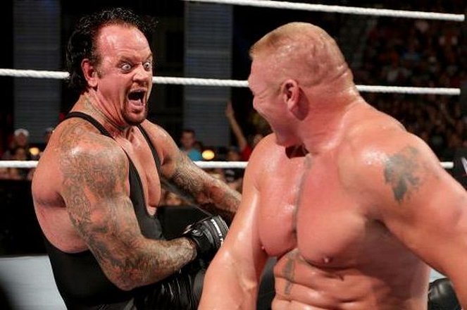 WWE Hell in a Cell - Photos - Mark Calaway, Brock Lesnar