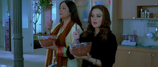 Nigdy nie mów żegnaj - Z filmu - Kiron Kher, Preity Zinta