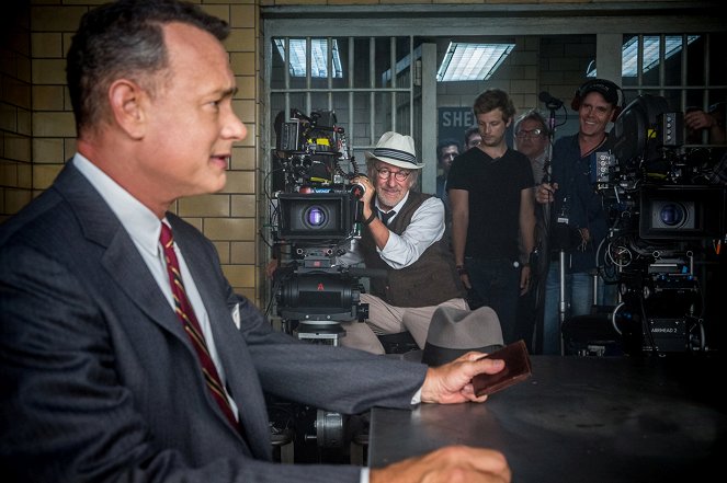 A Ponte dos Espiões - De filmagens - Tom Hanks, Steven Spielberg