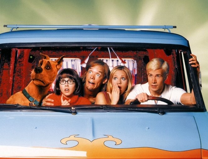 Scooby-Doo - Werbefoto - Linda Cardellini, Matthew Lillard, Sarah Michelle Gellar, Freddie Prinze Jr.